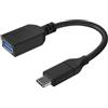 Monoprice Cavo USB e Lightning, 0,15 m, colore nero, Essentials 3.1 da USB-C a USB-A femmina Gen 1, 3A, 5 Gbps, per Samsung Galaxy S9, S8, Note 8, Pixel, LG V30 G6 G5, Nintendo Switch, serie Select
