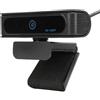 Sharainn Webcam 4K per PC, Webcam USB Plug and Play, Orientabile a 120°, Videocamera per Computer HD 1080P 30FPS con Riconoscimento Facciale per Desktop Streaming Gaming Meeting Online