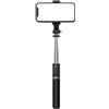 Generic Treppiede per selfie stick - ABS nero/bianco da 20 cm, supporto per cellulare portatile, asta retrattile | Perfettamente ottimo per le riprese di viaggio, donne