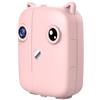 Whychstore Fotocamera digitale per bambini, doppia fotocamera con display TFT da 2,4 pollici, durata della batteria 1200 mAh, per uso divertente, 9,5 x 8,6 x 4,2 cm (rosa)