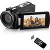 NGBFF Macchinetta Digitale, Telecamere telecamere wifi Ir Visione notturna AE7 2.7K 1080p Pieno HD Videocamera zoom digitale for videoconiera for la registrazione Vlog