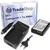 Trade-Shop Set 2 in 1 di alta qualità, batteria + USB, ricarica rapida per Canon LC-E10 per Canon LP-E10 EOS 1100D 1200D 1300D 2000D 4000D%0a