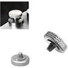 AFGRAPHIC Camera Deluxe Silver Concavo Release pulsante di scatto per fotocamera Nikon Zf
