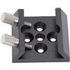 Jectse Base Universale a Coda di Rondine per Supporto per Cercatore, Base a Coda di Rondine per Telescopio, in Alluminio a Sgancio Rapido con Foro M4 e Foro Filettato da 1/4