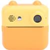 Generic Fotocamera Istantanea Termica Cornici Divertenti con il Conto Alla Rovescia Fotografia 48mp 1080p per la Fotocamera Digitale per Bambini (YELLOW)