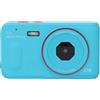 Generic Fotocamera Digitale Compatta da 72 MP 16x Zoom Anti -shake Fotocamera Vlogging per Studenti Registrazioni Video 2.5k (BLUE)