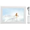 Qcwwy Cornice Digitale da 10,1 Pollici, Cornice Digitale WiFi Touch Screen Condivisione App Wireless da 32 GB con Rotazione Automatica Adatta per Supportare Foto Video