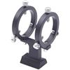 LQYXGS Accessori per telescopio Staffa puntatore regolabile 42mm 50mm 66mm 82mm Telescopio astronomico con supporto for telescopio guida a 6 punti in alluminio(50mm(22-49mm))