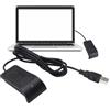 Sxhlseller Lettore di Impronte Digitali USB, Hello Compatibile con 10 11, Scanner Biometrico di Impronte Digitali Touch a 360 Gradi, Accesso Rapido in Meno di 0,5 S, Funzionamento Senza