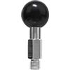 ZYKEJJDDAK Adattatore antiscivolo da 2,5 cm, filettatura M10 x 1,25, in metallo, adatto per moto