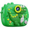 THINCAN Fotocamera 1080p per bambini con due fotocamere e funzione di riproduzione MP3 Stampe termiche con motivo dinosauro