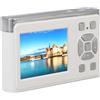 Generic Fotocamera Digitale, Videocamera Digitale ABS Autofocus 600mAh 1080P da Viaggio (WHITE)