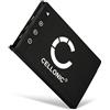 CELLONIC 1x Batteria per Fotocamera Compatibile con Casio Exilim EX-S100, CA-28 (Exilim EX-S500), Exilim EX-S2, NP-20 - (700mAh, 3.7V)
