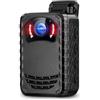 HPHPH Mini telecamera for il corpo Full HD 1296P, telecamera montata sul corpo Piccola telecamera portatile for la visione notturna della polizia, mini telecamera da 128 GB / 258 GB(Only Camera)