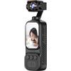 Generic Telecamera tascabile WiFi da 2 pollici con display HD fotocamera corpo con obiettivo girevole Tipo-C per sport bici viaggi polizie forze dell'ordine