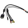C2G/Cables to Go 60018 1.5' RR Hd15+3.5+3Rca cavo volante