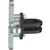 Tmboryuu Supporto per bici in metallo per telecomandi RC2, compatibilità universale, regolazione ad angolo multiplo, morsetto per manubrio a sgancio rapido