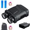 NGBFF Visore Notturno, Binocolo for visione notturna ricaricabile 850nm Infrarossi HD 5X Zoom digitale Telescopio Occhiali notturni for la sorveglianza del campeggio di caccia,per birdwatching, sport all'a