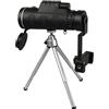 COLLBATH Telescopio Notturno Con Zoom Telescopio Monoculare Ottico Clip Per Telefono Treppiede in Lega Alluminio e Per Osservazione Diurna e Notturna