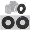 Naroote Adattatore per Obiettivo M42 C NEX, Supporto per Fotocamera in Lega di Alluminio, Adattatore per Obiettivo con vestibilità Universale, Ideale per A7 A6500 A6300 A5100 A6000 3N 6 5R F3 7 5N