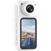 Winnes Mini Action Cam HD 2.7K 30FPS 12MP con Scheda SD da 64G,Pesa 35g,Ruotabile di 180 WiFi Sport Camera Macchina Fotografica 170° Wide Angle Telecomando con Corda Cavalcata Kit Accessori (Bianco)