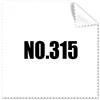 DIYthinker 5Pcs regalo fortunato No.315 Numero Nome Occhiali Panno panno di pulizia dello schermo del telefono Cleaner