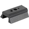 Desikixudy Piastra per binari di coda, Cercatore di Telescopio, Distanziatore di Base, Accessori di Montaggio per Telescopio Astronomico, Guida, Binario, Nero