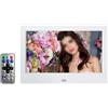 SPORTARC Cornice digitale IPS da 7 pollici, schermo LCD ad alta risoluzione ad angolo completo, cornice elettronica, supporto per video e immagini, funzione calendario (bianco)