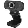 GuoHuiAMZ Webcam HD USB Riproduci e collega Smart TV portatile desktop per lo streaming di videochiamate Conferenza Webcam 1080P con microfono