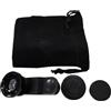 XITEA 3 in 1 Clip On Smartphone Fisheye Lens Phone Camera Lens Per La Maggior Parte Del Telefono Grandangoli Macro Fish Eye Lens