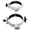 Generic Accessori per telescopi 2 pezzi 80DX anello telescopio astronomico for obiettivo principale barilotto con un diametro esterno di 90 mm