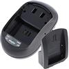 AccuCell - Caricatore rapido adatto per HITACHI VM hl-bpl13 batteria