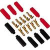 Obiettivo 36 Kit FASTON Maschio Passo 2.86mm 10PZ E COPRIFASTON 5pz Rossi + 5pz Neri