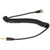 maykawe Cavo di sincronizzazione flash a molla con chiusura a vite da 3 5 mm a maschio connessione stabile PC per trigger esterni compatibile