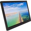Hosie Cornice Elettronica per Foto, Interfaccia USB di Grande Memoria Telecomando per Cornice Digitale 100-240 V per la Musica (Spina UE)