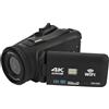 Generic Videocamera 4K, Videocamera 4.0 da 4500 MAh con Schermo IPS, Telecomando 2,4G, Zoom Digitale 18X per il Lavoro