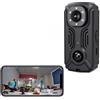 AMRTTWY Action Camera, Telecamera MD29 1080P PIR con clip for visione notturna, indossabile, DV, videoregistratore con rilevamento del movimento a infrarossi,per Ciclismo, Moto(MD37-Hotsot WIFi)