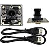 BAPPRJJ Modulo telecamera 2PCS 180 gradi 1MP 720P OV9732 1280x720 30fps Modulo telecamera USB Drive 0 for WinXP/7/8/10 con cavo da 100 cm(2PCS 3.6mm lens)