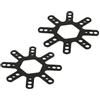 HDWSNXW 2PCS FPV Drone Scheda Adattatore 30.5/25.5/20 Millimetri Passo M2 M3 Foro di Montaggio Piastra in Fibra di Carbonio for Il Controllore di Volo ESC Registratore Della Carta