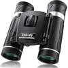 Generic Binocolo per adulti - 200×25, binocolo con prismi Bak4, binocolo con fotocamera del telefono | Binocolo ad alta potenza con ampia visuale, binocolo compatto impermeabile per birdwatching, caccia e