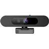 TIEOAXFT Webcam 4K con streaming automatico, WDR, inquadratura automatica, videocamera USB for computer e PC microfoni for Zoom/Teams/OBS