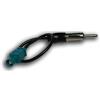 vhbw adattatore per autoradio compatibile con Audi dal 2002 ca. - Adattatore per antenne da Fakra (m) a DIN (m) 150 Ohm