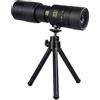 Generic Telescopio per smartphone, potente telescopio 4K | Binocolo portatile impermeabile riempito di azoto, telescopi astronomici BAK4 con lente prismatica giroscopio 10-300 x 40 mm teleobiettivo zoom per