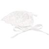 Toddmomy Cappellino Neonata in Pizzo Bianco con Nastro Regolabile Berretto Fotografico Elegante per Bambine Accessorio Moda per Mesi Estivi e Occasioni Speciali