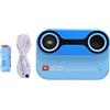 CHICIRIS Fotocamera Subacquea con Doppio Obiettivo da 26 MP e Zoom 10X, Videocamera 2K Antipioggia con Schermo IPS HD, Progettata Specificamente per Immersioni e Snorkeling, Ideale per la (BLUE)