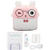 Glomora Fotocamera con Stampa Carina Per Bambini - Fotocamera Istantanea Per Bambini Intelligente con Zoom Multiplo da 24 MP, Mini Fotocamera Digitale con Stampa Termica Per Ragazzi E Ragazze(rosa)