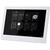 UsmAsk Spacmirrors Cornice per foto digitale Versione WiFi da 10,1 pollici Versione digitale online dell'album fotografico elettronico Touch HD 1280X800 Foto Musica Video Supporto USB e slot per scheda SD/B