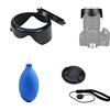 AFGRAPHIC Set di accessori per fotocamera Sony Alpha A7R V con obiettivo Sony FE 24-70mm f/2.8 GM II, con paraluce reversibile, copriobiettivo con supporto, pompa per soffiatore d'aria
