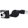 Uonlytech Webcam USB Professionale per Insegnamento Live Lente Girevole e Funzioni Digitali Avanzate, Materiale Plastica e Vetro, Colore Nero per Trasmissioni in Diretta