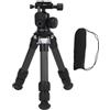 Fuchooky Tabletop Stativ faltbare Kohlefaser 13lb mit 360 ° Ball Kopf 1/4 -Zoll -Schraube Desktop TINY -Stativ für Live -Reise -DSLR -Kamera